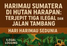 Harimau Sumatera di Hutan Harapan: Terjepit Tiga Ilegal dan Jalan Tambang