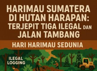 Harimau Sumatera di Hutan Harapan: Terjepit Tiga Ilegal dan Jalan Tambang
