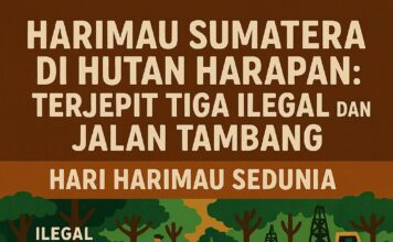 Harimau Sumatera di Hutan Harapan: Terjepit Tiga Ilegal dan Jalan Tambang