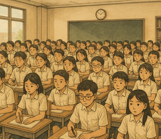 Berapa Jumlah Ideal Siswa Dalam Satu Rombel? Gambar Ilustrasi didalam kelas