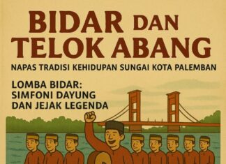 Bidar dan Telok Abang Napas Tradisi Kehidupan Sungai Kota Palembang