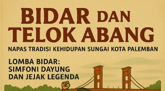 Bidar dan Telok Abang Napas Tradisi Kehidupan Sungai Kota Palembang