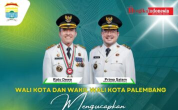 Wali Kota dan Wakil Wali Kota Palembang ucapkan Selamat dan Sukses Atas Terbitnya Media Logika Indonesia