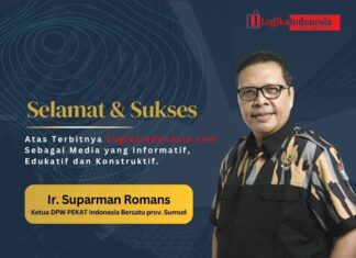 Ketua DPW Pekat Indonesia Bersatu Prov. Sumsel Ucapkan Selamat dan Sukses Atas Terbitnya Media Logika Indonesia