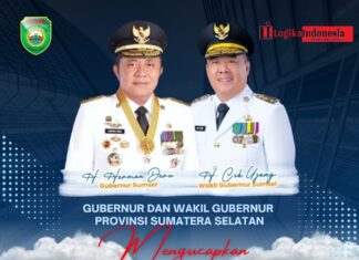 Gubernur dan Wakil Gubernur Sumsel ucapkan Selamat dan Sukses Atas Terbitnya Media Logika Indonesia