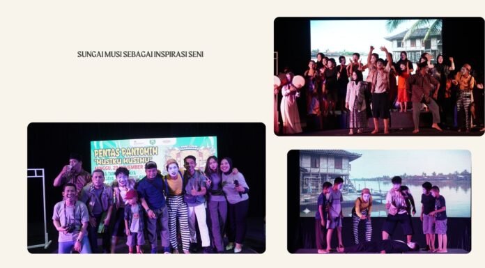Kisah Kehidupan dan Budaya Masyarakat Pinggiran Sungai Musi dalam Pementasan Pantomim