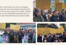 Langkah Kaki Sang Sultan di Aspal Palembang