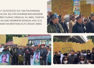 Langkah Kaki Sang Sultan di Aspal Palembang