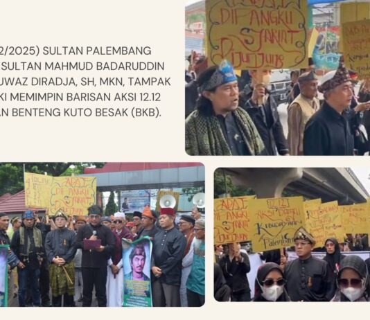 Langkah Kaki Sang Sultan di Aspal Palembang