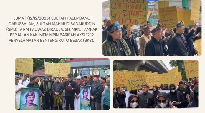 Langkah Kaki Sang Sultan di Aspal Palembang