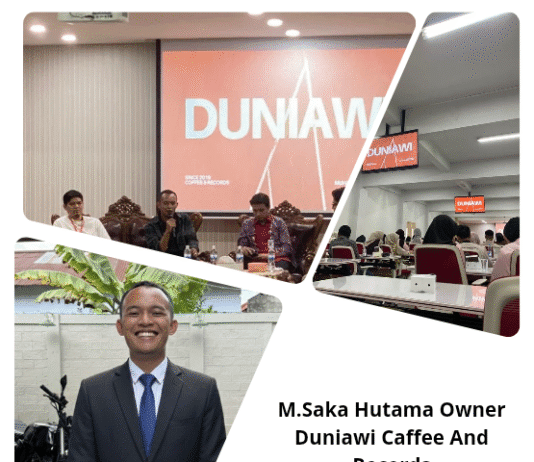 Saka Owner Duniawi Caffee and Records Inspirator Anak Muda Jambi
