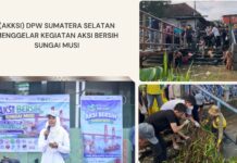 Aksi Bersih Sungai Musi: Kolaborasi Jaga Lingkungan