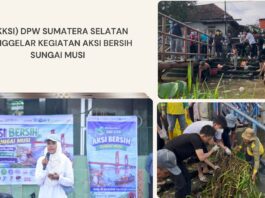 Aksi Bersih Sungai Musi: Kolaborasi Jaga Lingkungan