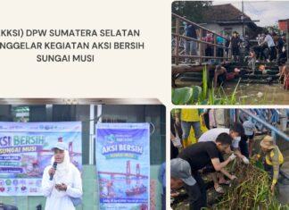 Aksi Bersih Sungai Musi: Kolaborasi Jaga Lingkungan