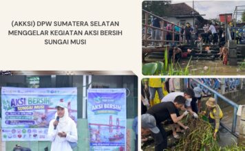 Aksi Bersih Sungai Musi: Kolaborasi Jaga Lingkungan
