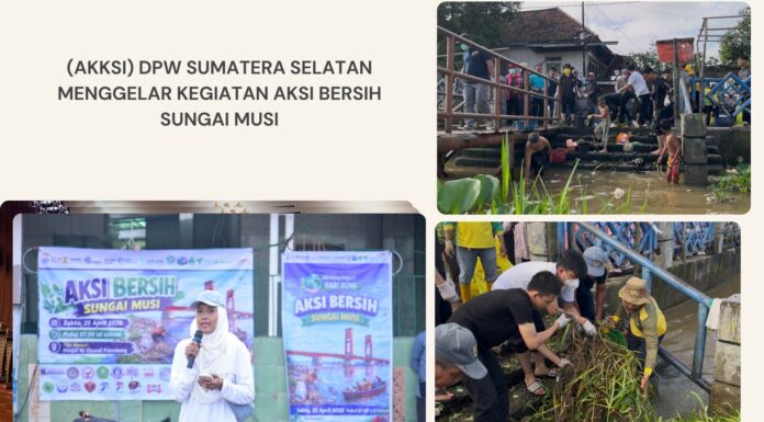 Aksi Bersih Sungai Musi: Kolaborasi Jaga Lingkungan