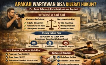 Apakah Wartawan Bisa Dijerat Hukum?