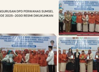 Perwanas Sumsel Kukuhkan Kepengurusan Baru, Perkuat Peran Perempuan Menuju Indonesia Emas 2045