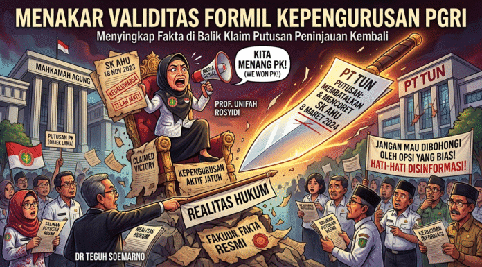 Menakar Validitas Formil Kepengurusan PGRI