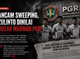 Ancam Sweeping, Zulinto Dinilai Rusak Marwah PGRI