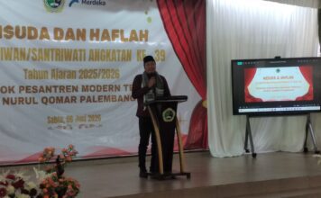 Ponpes Nurul Komar Palembang Gelar Wisuda Santri, Tekankan Pendidikan Karakter