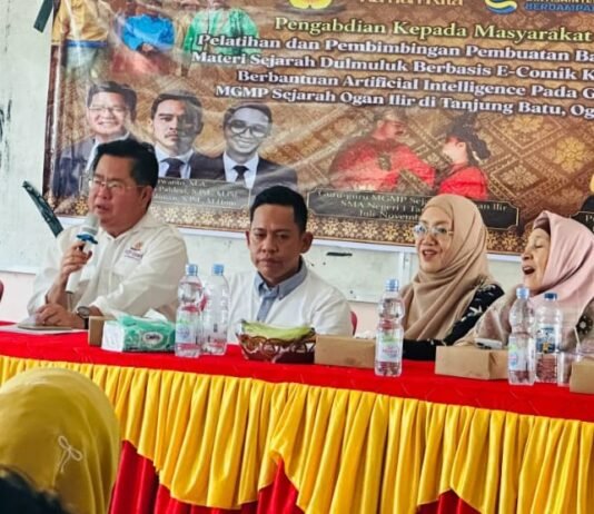 Menghidupkan Kembali Teater Dulmuluk: Tim FKIP Unsri Dorong Guru Sejarah Olah Warisan Lokal Jadi E-Comic Interaktif