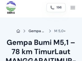 Peringatan Dini Tsunami Pasca-Gempa M7,7 NTT Resmi Berakhir!