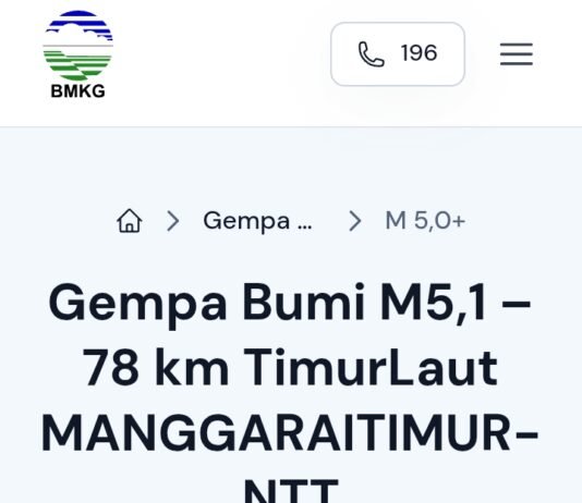 Peringatan Dini Tsunami Pasca-Gempa M7,7 NTT Resmi Berakhir!